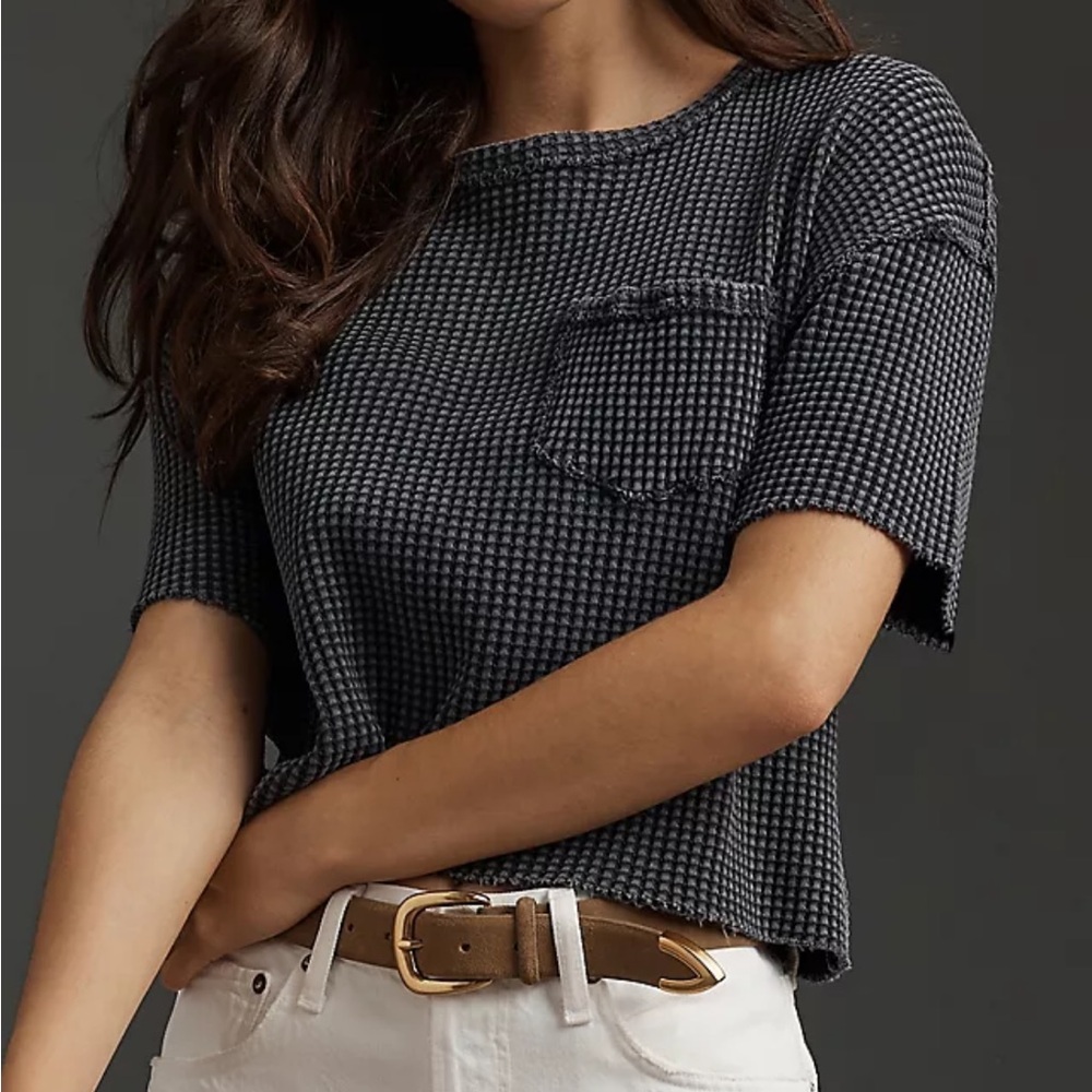 (Pilcro) Tee Pilcro Easy V-Neck Tee Anthropologie